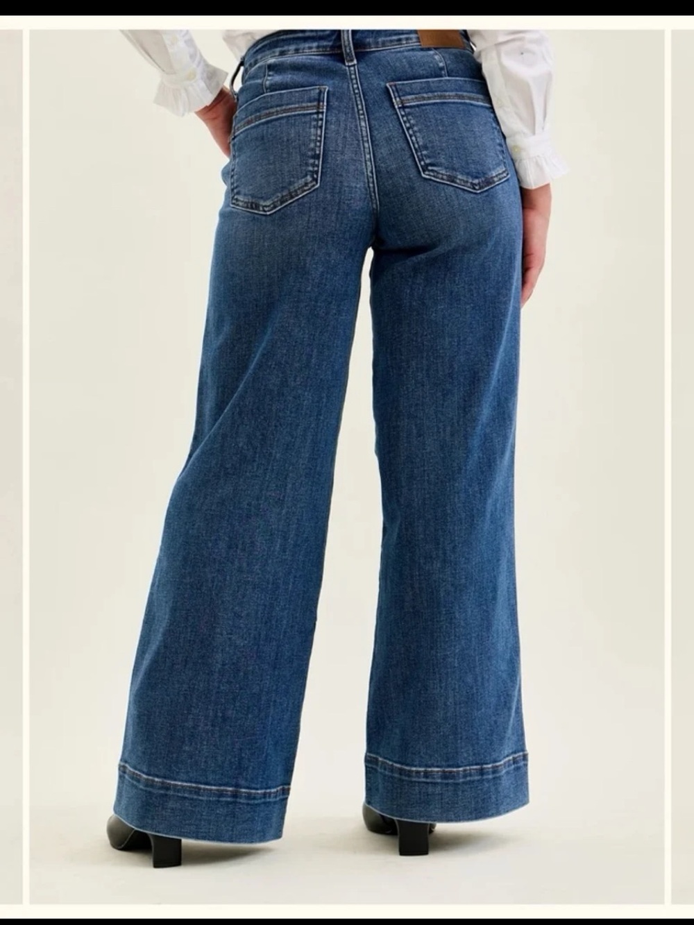 Judy Blue Lux Retro Wide Trouser Jeans size 9/29 - Picture 7 of 12